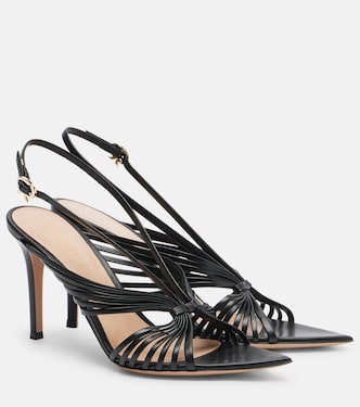 Leather slingback sandals | Gianvito Rossi