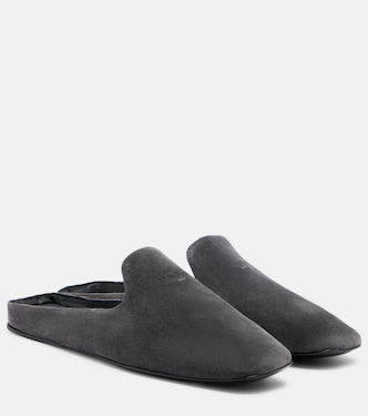 Slippers aus Veloursleder | Max Mara