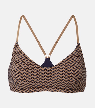 Zoe houndstooth sports bra | The Upside