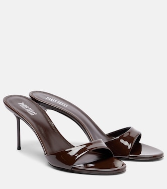 Lidia patent leather mules | Paris Texas