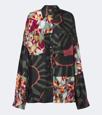 Printed twill shirt | Dries Van Noten