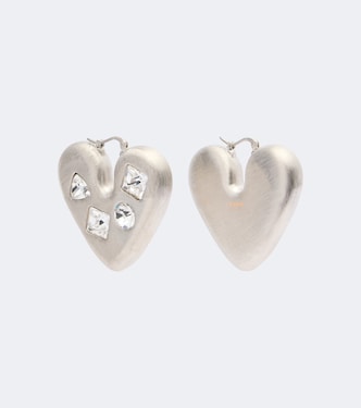 Coeur embellished earrings | Jacquemus