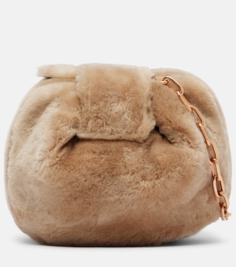 Demi Small shearling clutch | Gabriela Hearst