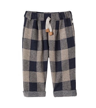 Baby Firenze checked flannel pants | 1 + in the Family