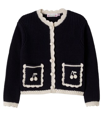 Cardigan Marlys aus Wolle und Baumwolle | Bonpoint