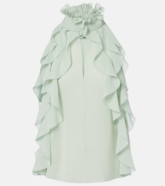Top en soie à volants | McQueen