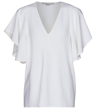 Mallory stretch-cady top | Stella McCartney