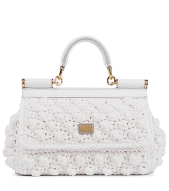Borsa Sicily Small in crochet | Dolce&Gabbana