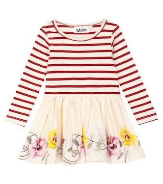 Baby Candi striped and printed dress | Molo