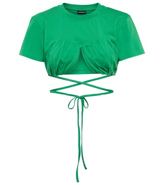 Top raccourci Le T-shirt Baci en coton | Jacquemus