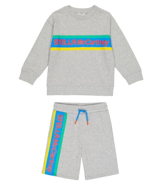 Logo cotton tracksuit | Stella McCartney Kids