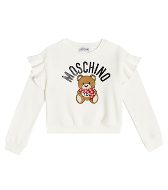 Teddy Bear cotton-blend sweatshirt | Moschino Kids