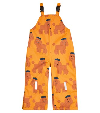 Tiny Poodle padded snow dungarees | Tinycottons