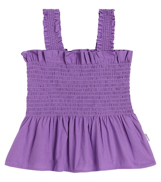 Rosine shirred cotton top | Molo