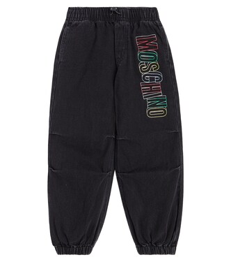 Logo printed jeans | Moschino Kids