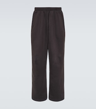 Baggy cotton fleece sweatpants | Balenciaga