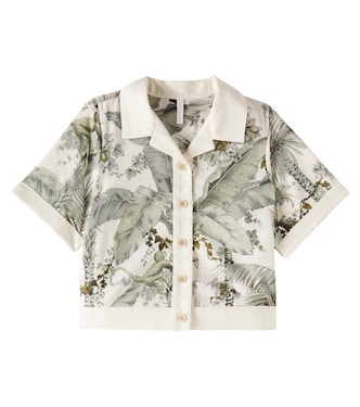 Wylie floral cotton shirt | Zimmermann Kids