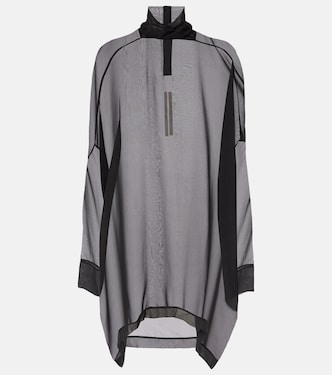 Hollywood sheer silk chiffon top | Rick Owens