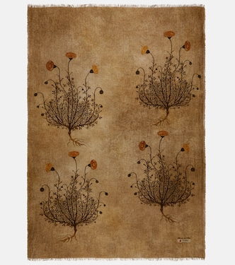 Firmamento floral linen blanket | The House of Lyria