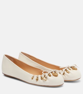 Chloé Charms leather ballet flats | Chloé
