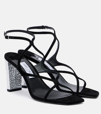 Azie 85 embellished suede sandals | Jimmy Choo