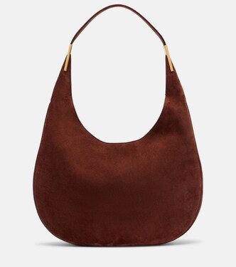 حقيبة كتف من الجلد السويدي Florence Medium | Savette