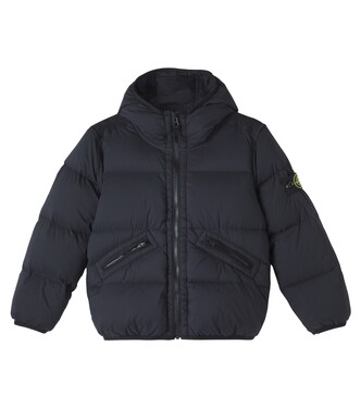 Compass down jacket | Stone Island Junior