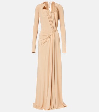 Robe longue asymétrique | Victoria Beckham