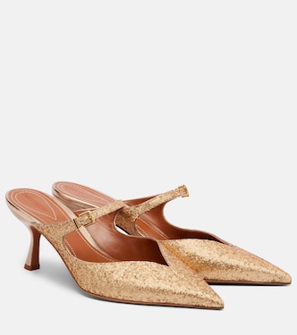 Aura 65 glitter mules | Zimmermann