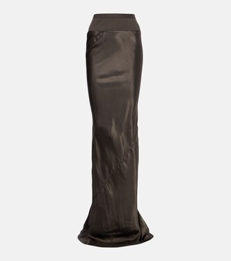 Satin maxi skirt | Rick Owens