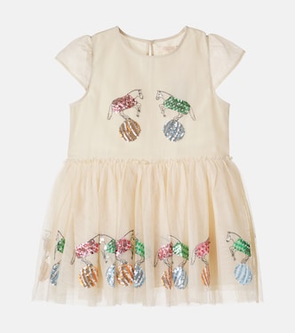 Odette sequined tulle-trimmed dress | Konges Sløjd