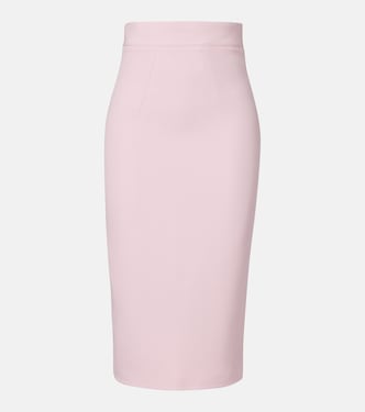 Hokuku crêpe pencil skirt | Safiyaa