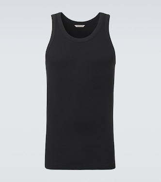 Ribbed-knit cotton tank top | Auralee