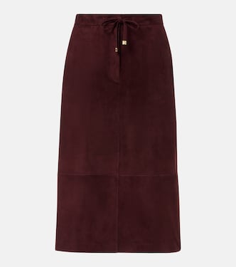 Suede midi skirt | 'S Max Mara