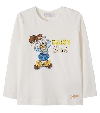 Cotton-blend jersey T-shirt | Monnalisa