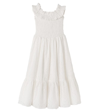 Suzanne broderie anglaise cotton dress | Poupette St Barth Kids