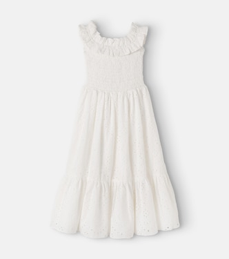 Suzanne broderie anglaise cotton dress | Poupette St Barth Kids