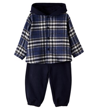 Bebé - set de sudadera y chándal en mezcla de algodón | Il Gufo