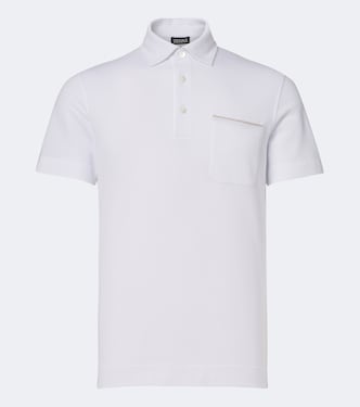 Cotton piqué polo shirt | Zegna