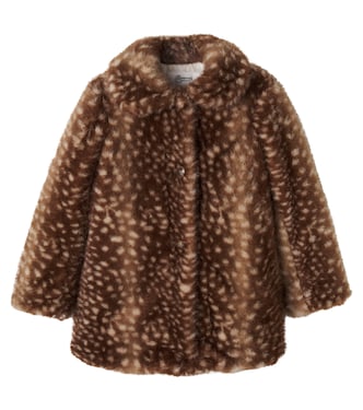 Doogie printed teddy coat | Bonpoint