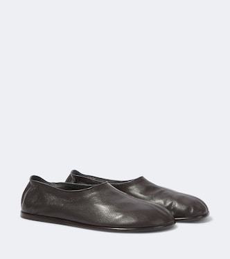 Leather slip-on shoes | Lemaire