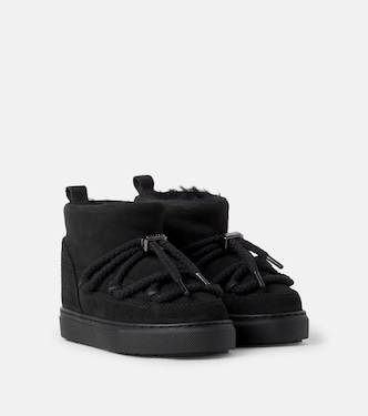 Schneestiefel Classic Low aus Veloursleder | Inuikii Kids