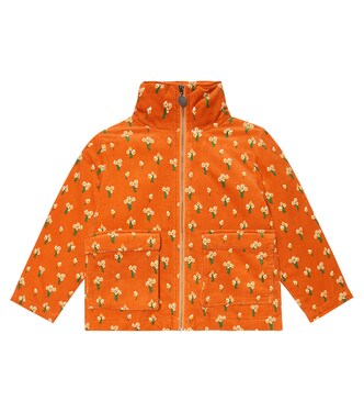 Veste matelassée en velours côtelé à fleurs | Stella McCartney Kids
