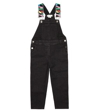 Logo cotton-blend overalls | Stella McCartney Kids