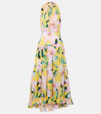 Robe midi Marie Rose en coton à fleurs | Alexandra Miro