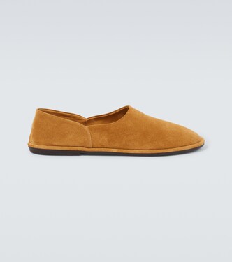 Canal suede slip-on shoes | The Row