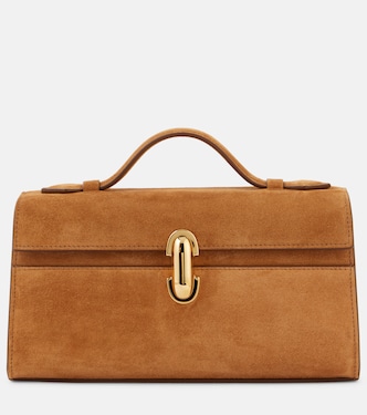 Tote Symmetry Pochette aus Veloursleder | Savette