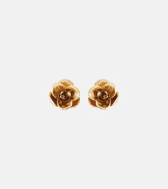 Gladiolus 18kt gold-plated earrings | Jennifer Behr