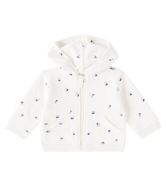 Baby Tibou cotton fleece hoodie | Bonpoint