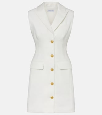 فستان قصير من الكتّان المخلوط Fairfax | Veronica Beard